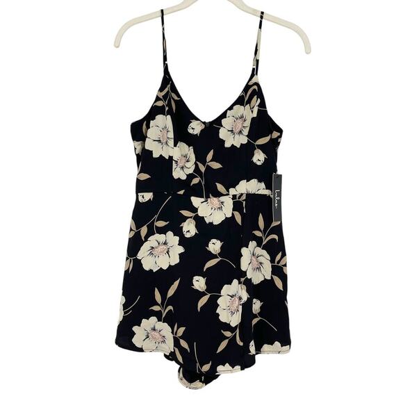Lulus Magical Meadow Black Floral Print Skort Dress Size Small NEW NWT - Picture 4 of 9